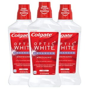 colgate optic white mouthwash